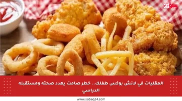 المقليات في لانش بوكس طفلك.. خطر صامت يهدد صحته ومستقبله الدراسي